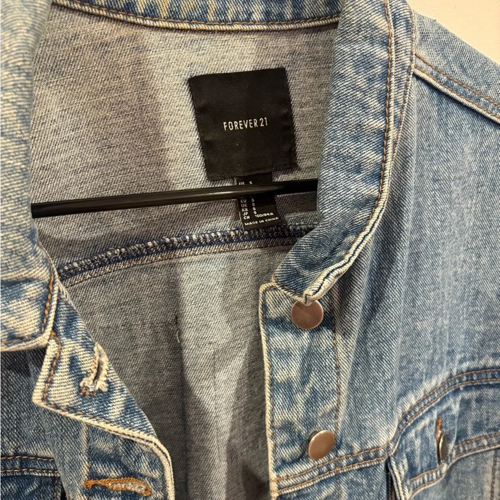 Forever 21 Patchwork Jean Jacket - Picture 3 of 4